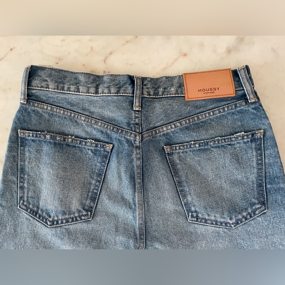 Moussy | NWOT Glen Boy Skinny Vintage Denim Pant, Size 28 - Picture 7 of 10